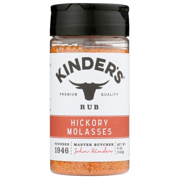 KINDERS: Rub Hickory Molasses, 5 OZ