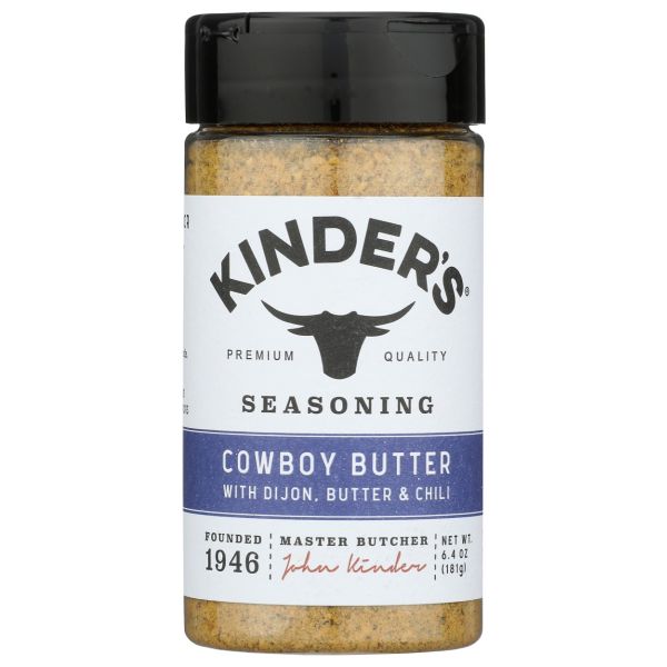 KINDERS: Cowboy Butter Seasoning, 6.4 oz