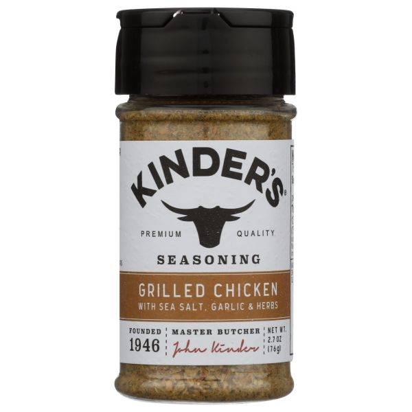 KINDERS: Grilled Chicken Seasoning, 2.7 oz
