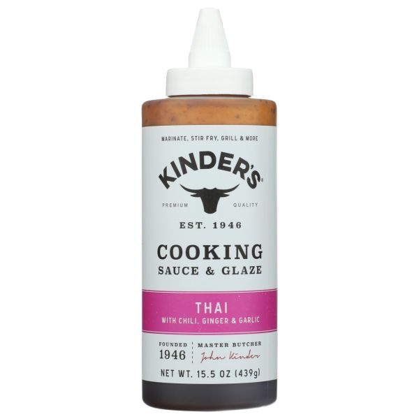 KINDERS: Thai Bbq Cooking Sauce And Glaze, 15.5 oz