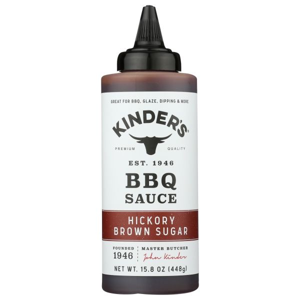 KINDERS: Hickory Brown Sugar Barbecue Sauce, 15.8 oz