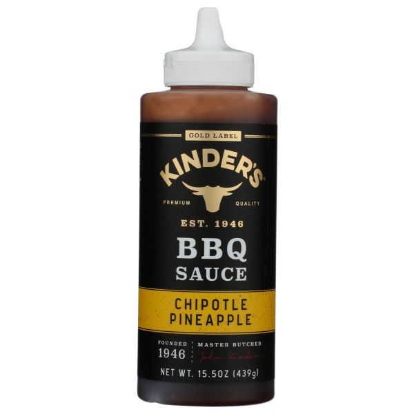 KINDER'S: Chipotle Pineapple BBQ Sauce, 15.5 oz