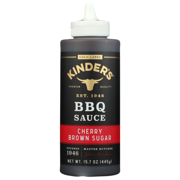 KINDERS: Cherry Brown Sugar Bbq Sauce, 15.7 oz