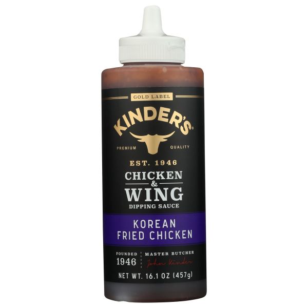 KINDER'S: Korean Fried Chicken and Wing Dipping Sauce, 16.1 oz