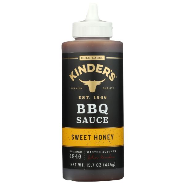 KINDER'S: Sweet Honey BBQ Sauce, 15.7 oz
