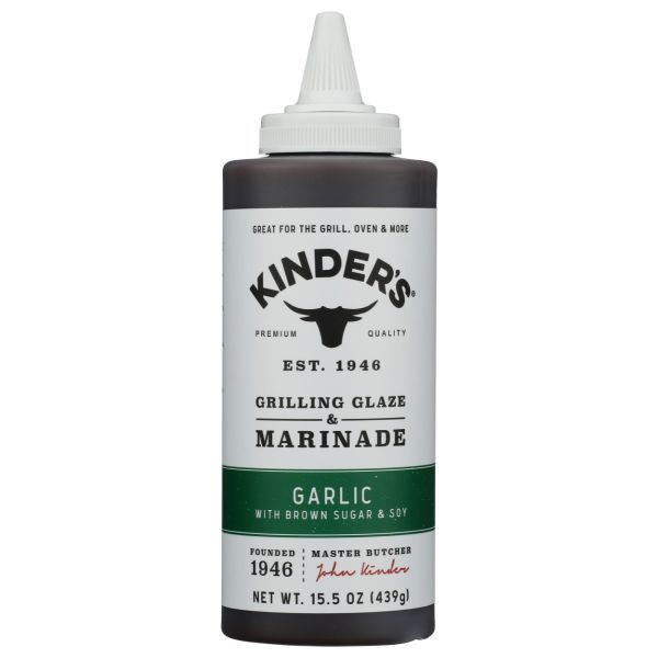 KINDERS: Garlic Marinade With Brown Sugar And Soy, 15.5 oz