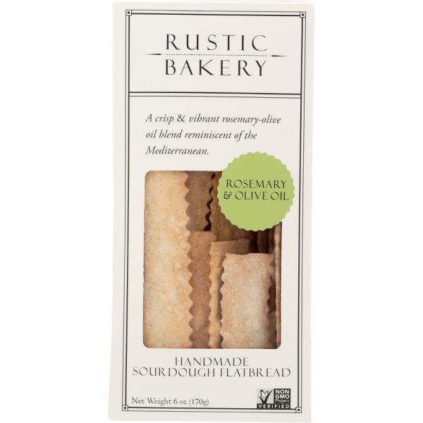 RUSTIC BAKERY: Flatbread with Rosemary and Olive Oil, 6 oz