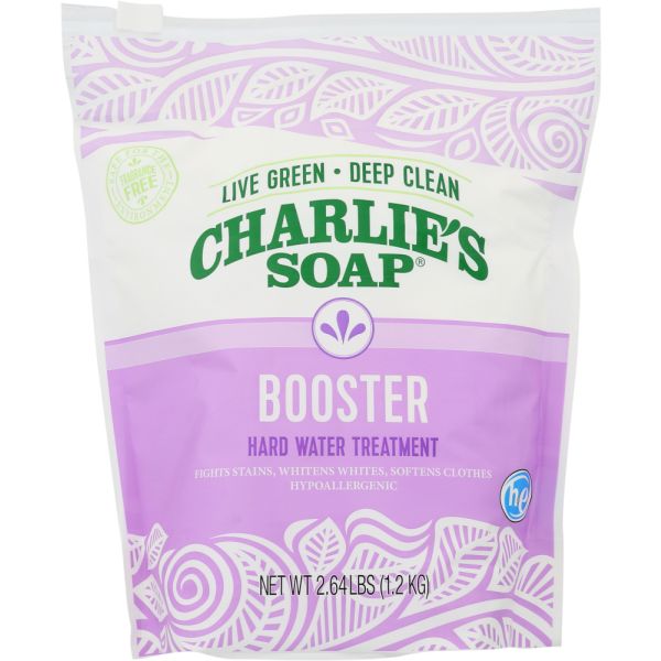CHARLIES SOAP: Biodegradable Booster & Hard Water Treatment, 2.64 lb