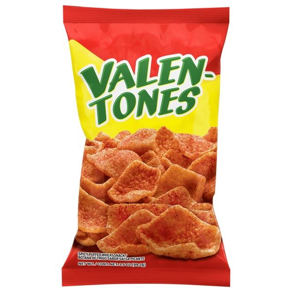 BARCEL: Valentones Spicy Puffed Wheat Snack, 3.5 oz