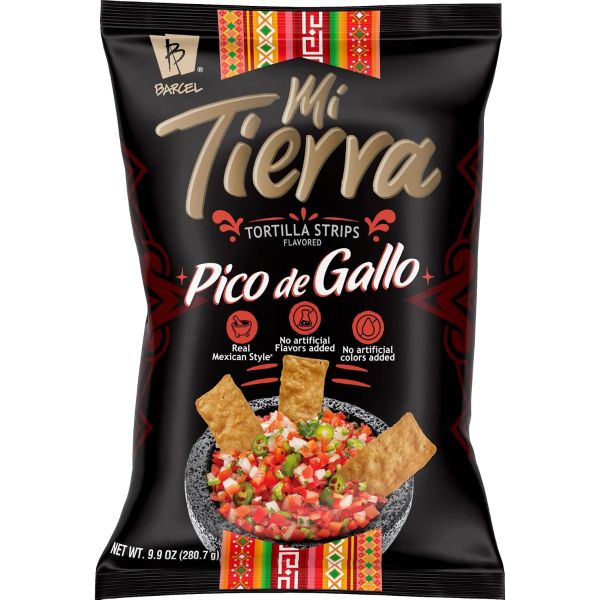 BARCEL: Mi Tierra Tortilla Strips Pico de Gallo, 9.9 oz