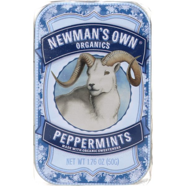 Newman's Own Organic Peppermints, 1.76 Oz