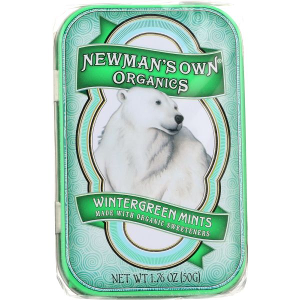 Newman's Own Organics Mints Wintergreen, 1.76 Oz