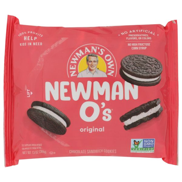 NEWMANS OWN: Original Newman-O’s Cookie, 13 oz