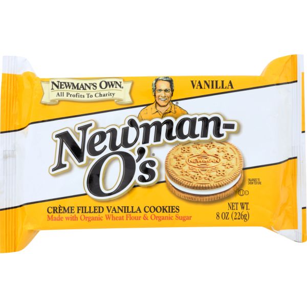 NEWMANS OWN ORGANIC: Cookie Vanilla Creme, 8 oz
