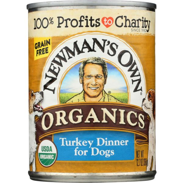 NEWMANS OWN ORGANIC: Turkey Dinner For Dogs, 12.7 oz