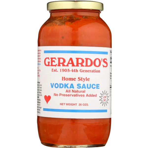 GERARDOS: Sauce Vodka, 26 oz