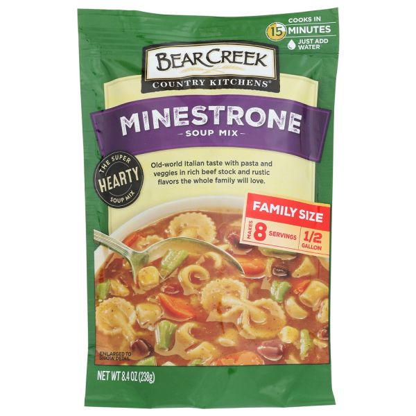 BEAR CREEK: Minestrone Soup Mix, 8.4 oz