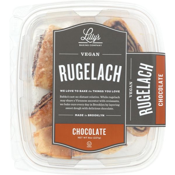 LILLYS BAKING CO: Rugelach Chocolate, 8 oz
