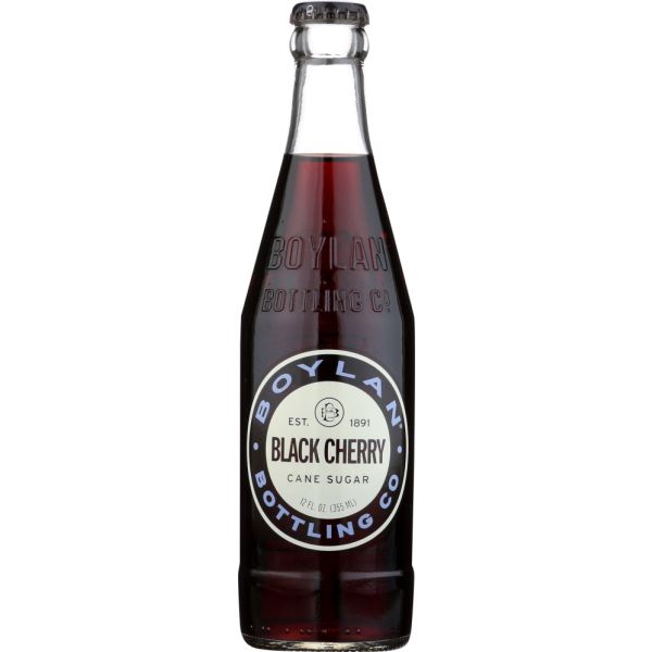 BOYLAN: Black Cherry Soda, 12 fo