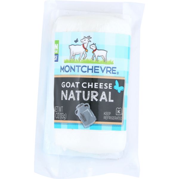 MONTCHEVRE: Goat Cheese Mini Log Plain, 4 oz