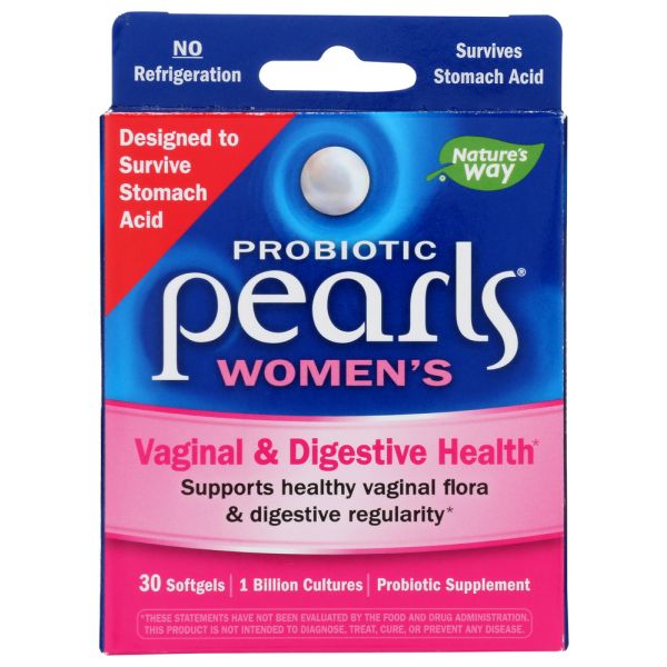 NATURES WAY: Probiotic Pearls Womens, 30 sg
