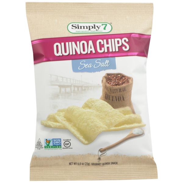 SIMPLY 7: Chip Quinoa Snglsrv Seasl, 0.8 oz