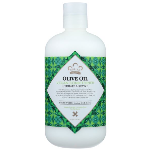 NUBIAN HERITAGE: Olive Oil Vegan Conditioner, 12 OZ