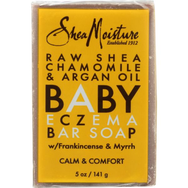 SHEA MOISTURE: Baby Eczema Bar Soap Raw Shea Chamomile & Argan Oil, 5 oz