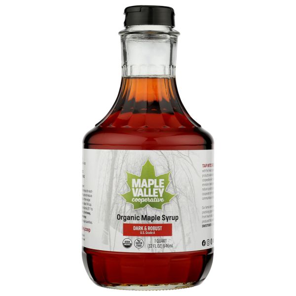 MAPLE VALLEY COOPERATIVE: Syrup Maple Dark Robust O, 32 oz