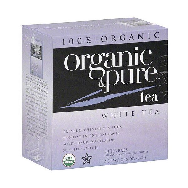 ORGANIC & PURE: Tea White Org, 40 bg