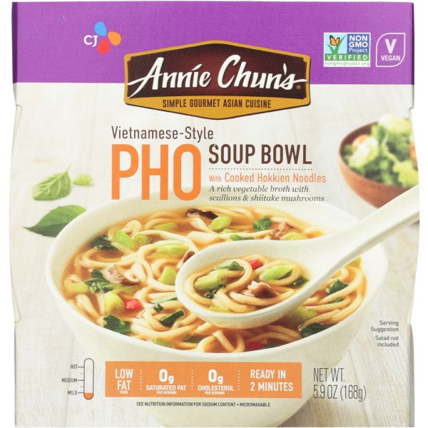 ANNIE CHUNS: Vietnamese Pho Soup Bowl Mild, 5.9 oz