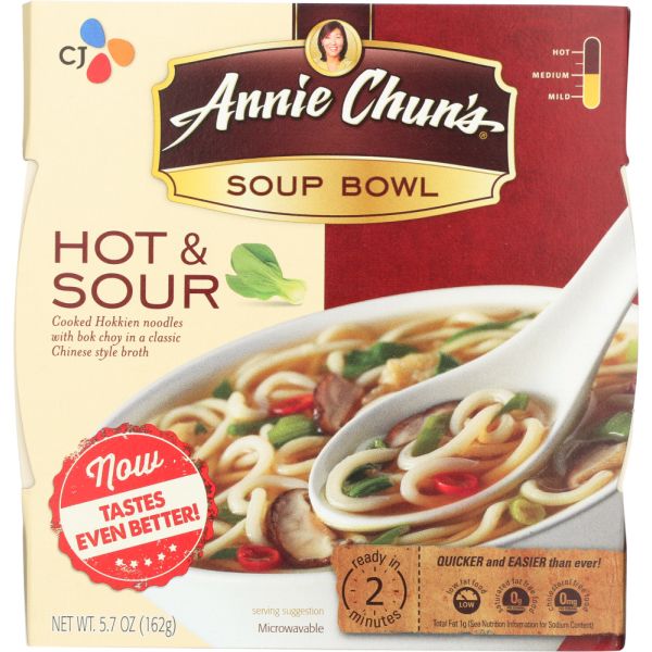 ANNIE CHUNS: Hot & Sour Soup Bowl, 5.7 oz