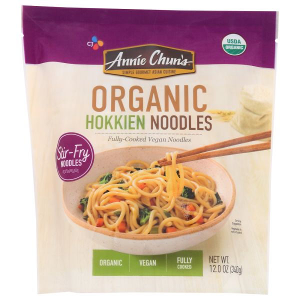 ANNIE CHUNS: Organic Hokkien Noodles, 12 oz