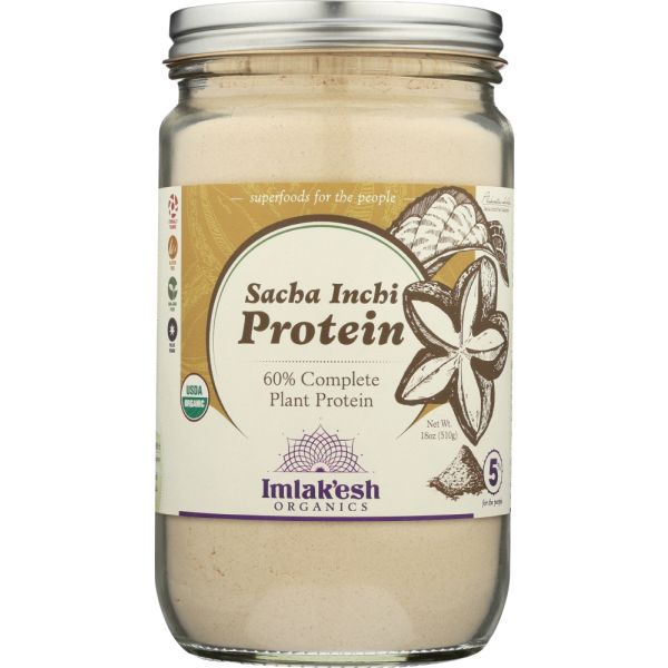 IMLAKESH ORGANICS: Sacha Inchi Protein Powder, 18 oz