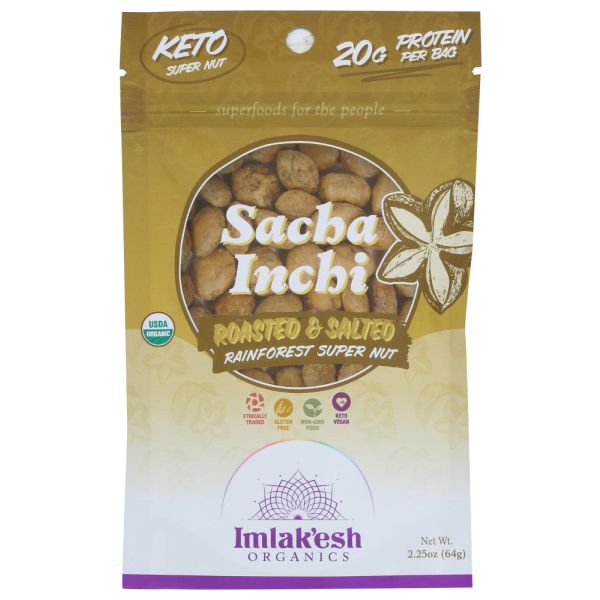 IMLAKESH ORGANICS: Organic Sacha Inchi Nuts, 2.25 oz