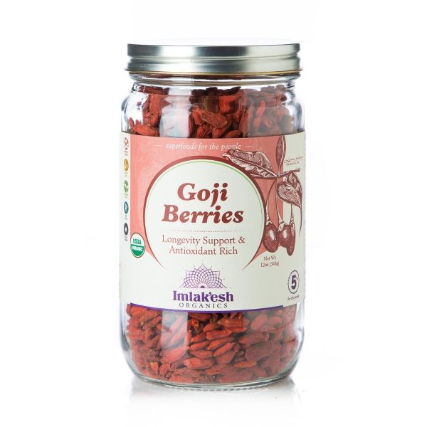 IMLAKESH ORGANICS: Organic Goji Berries, 12 oz