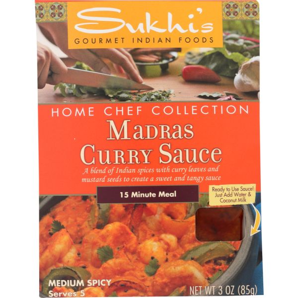 SUKHIS: Coconut Curry Sauce, 3 oz