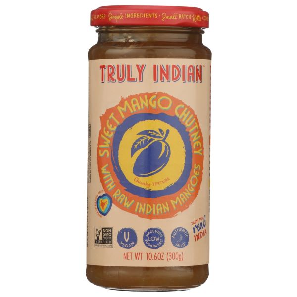 TRULY INDIAN: Sweet Mango Chutney, 10.58 oz