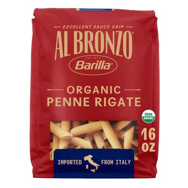 AL BRONZO: Organic Penne Rigate, 16 oz
