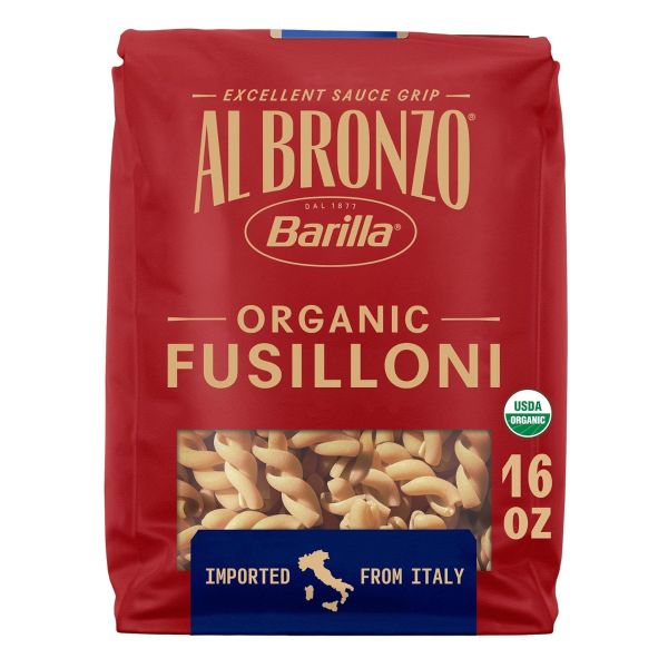 AL BRONZO: Organic Fusilloni Pasta, 16 oz