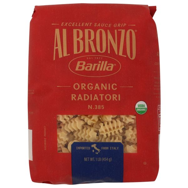AL BRONZO: Organic Radiatori Pasta, 16 oz