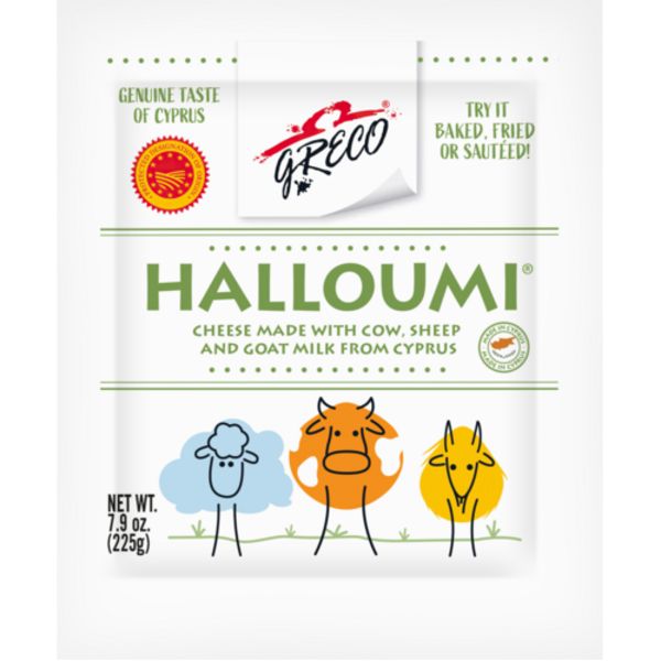 GRECO: Halloumi Cheese Chunk, 7.9 oz