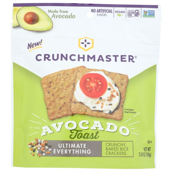 CRUNCHMASTER: Ultimate Everything Avocado Toast, 3.54 oz