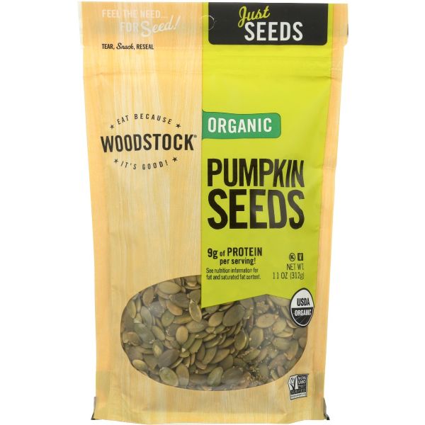 WOODSTOCK: Seeds Pumpkin Org, 11 oz