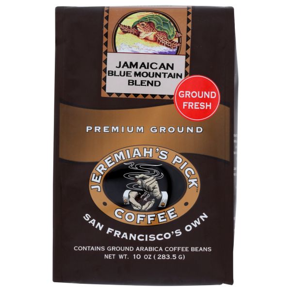 JEREMIAHS PICK COFFEE: Coffee Ground Jamaican, 10 oz