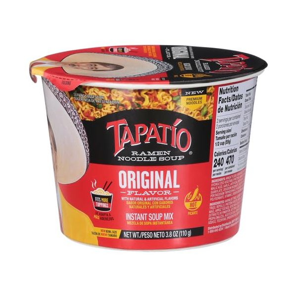 TAPATIO RAMEN: Original Ramen Bowl, 3.8 oz