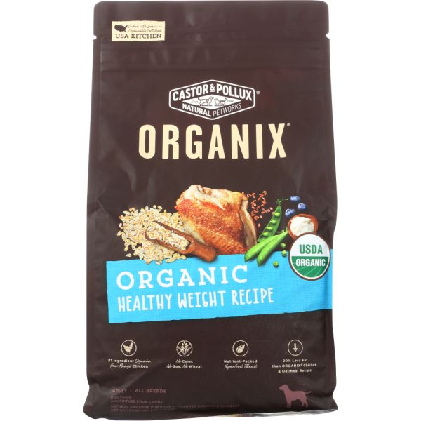 CASTOR & POLLUX: Dog Food Dry Organic Healthy Weight, 4 lb