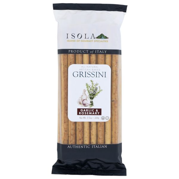 ISOLA: Garlic Rosemary Grissini, 220 gm