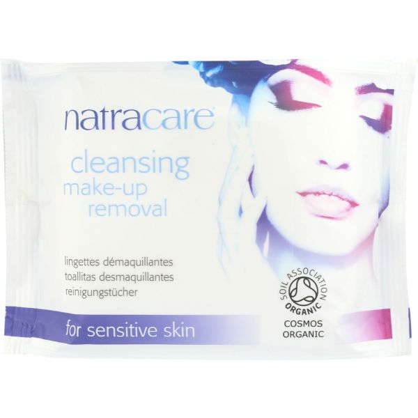 NATRACARE: Wipe Cleansing Makeup Remover, 20 ea