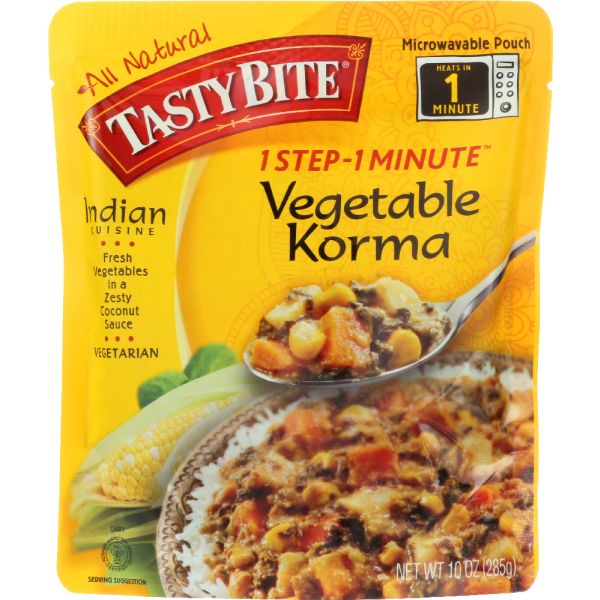 TASTY BITE: Vegetable Korma Entree, 10 oz